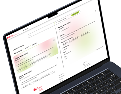 Plataforma ESTGV, UI preview.