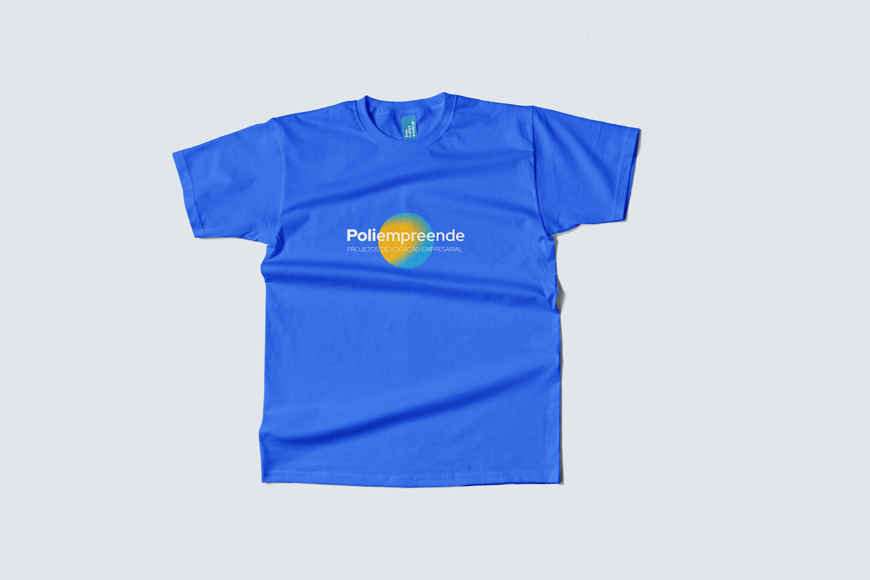 T-shirt azul frente